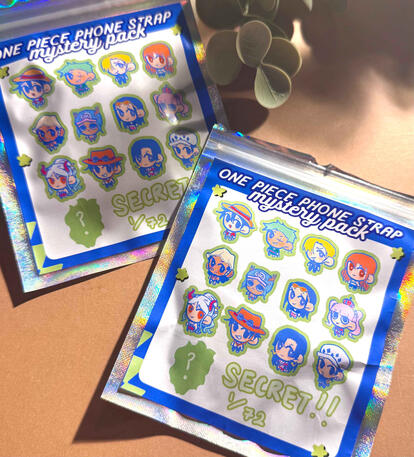 one piece mystery phone charms