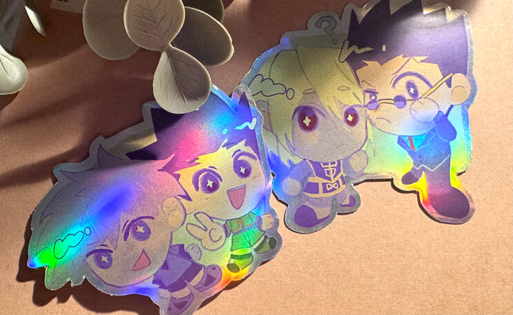 hxh holo stickers